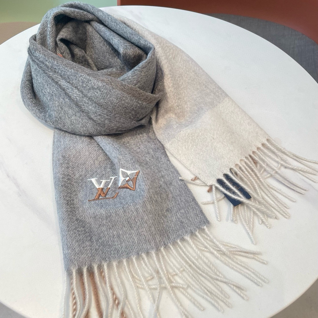 l0*is V*t0n scarf 32x180cm 100% cashmere