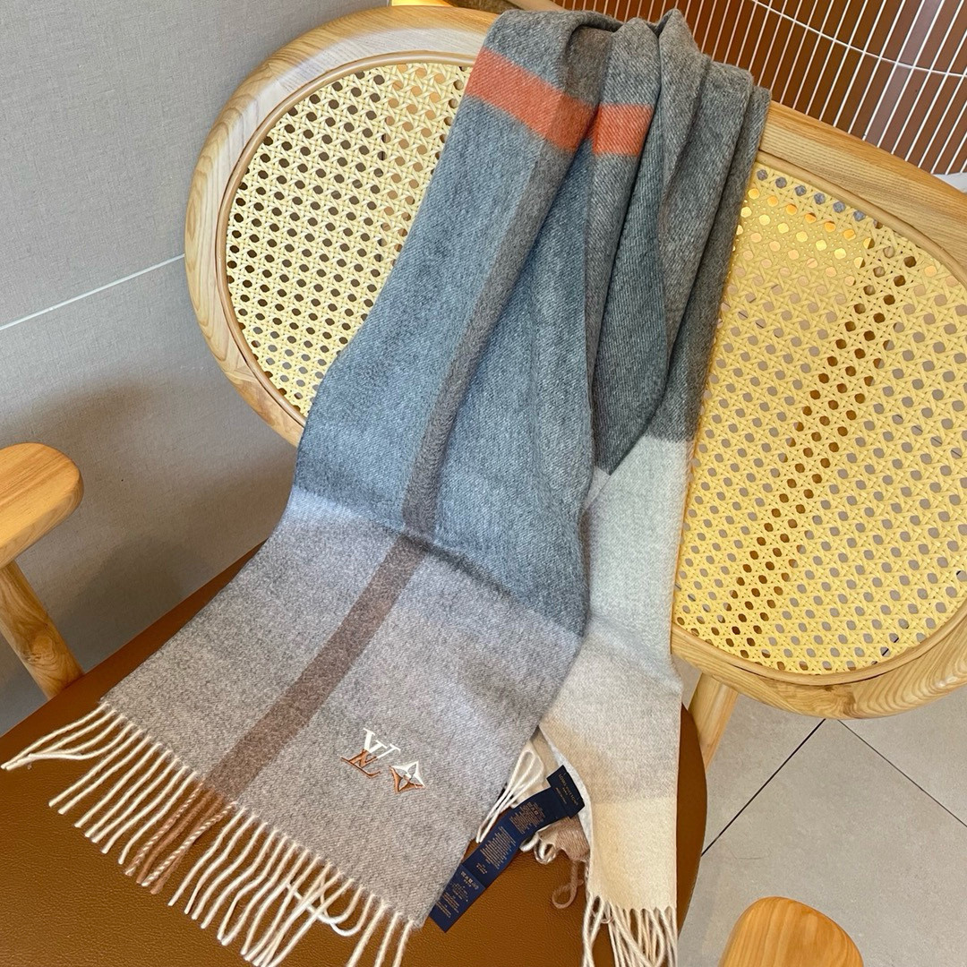 l0*is V*t0n scarf 32x180cm 100% cashmere