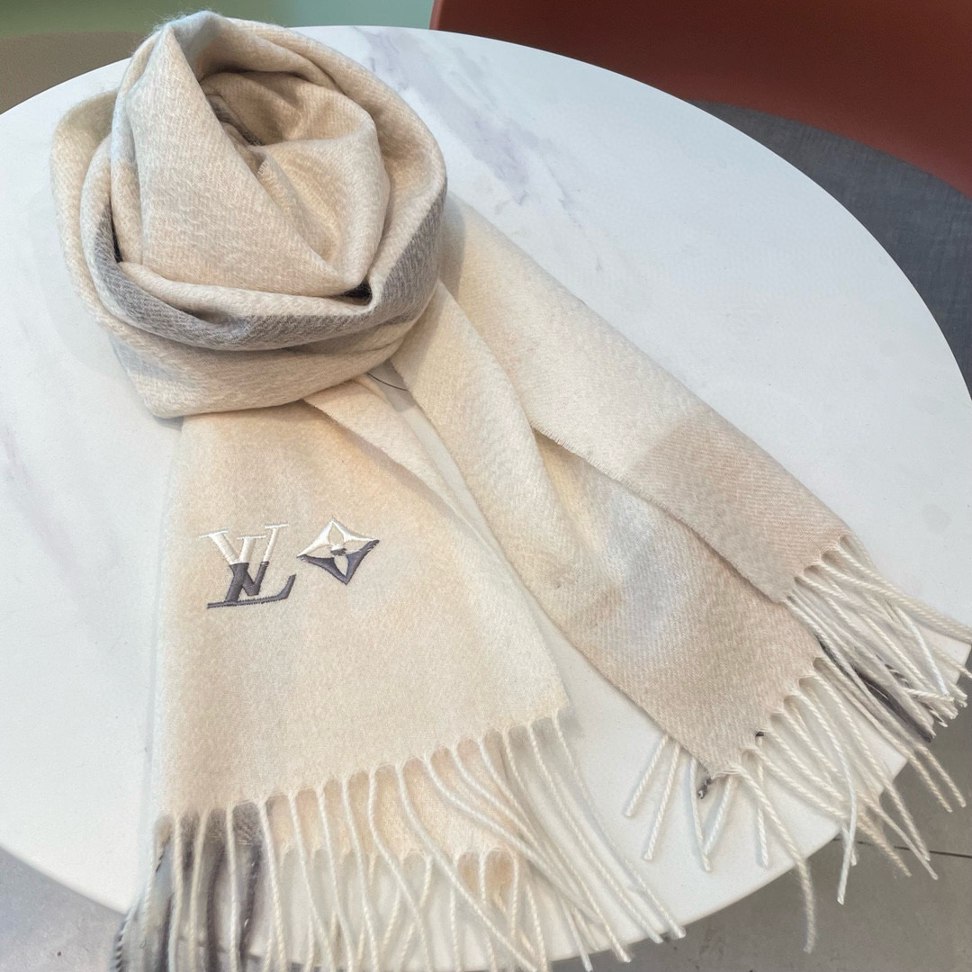 l0*is V*t0n scarf 32x180cm 100% cashmere