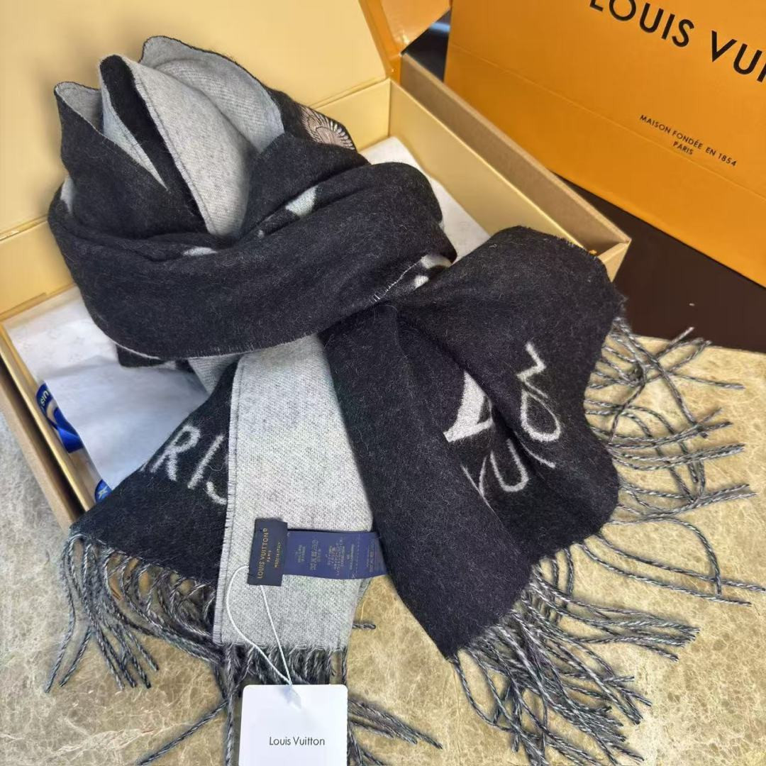 l0*is V*t0n wild reykjavik scarf 45x170cm 100% cashmere
