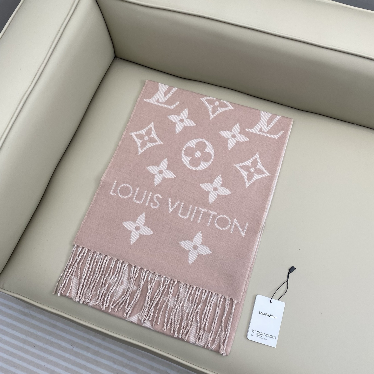 l0*is V*t0n scarf 34x186cm 100% sheep wool