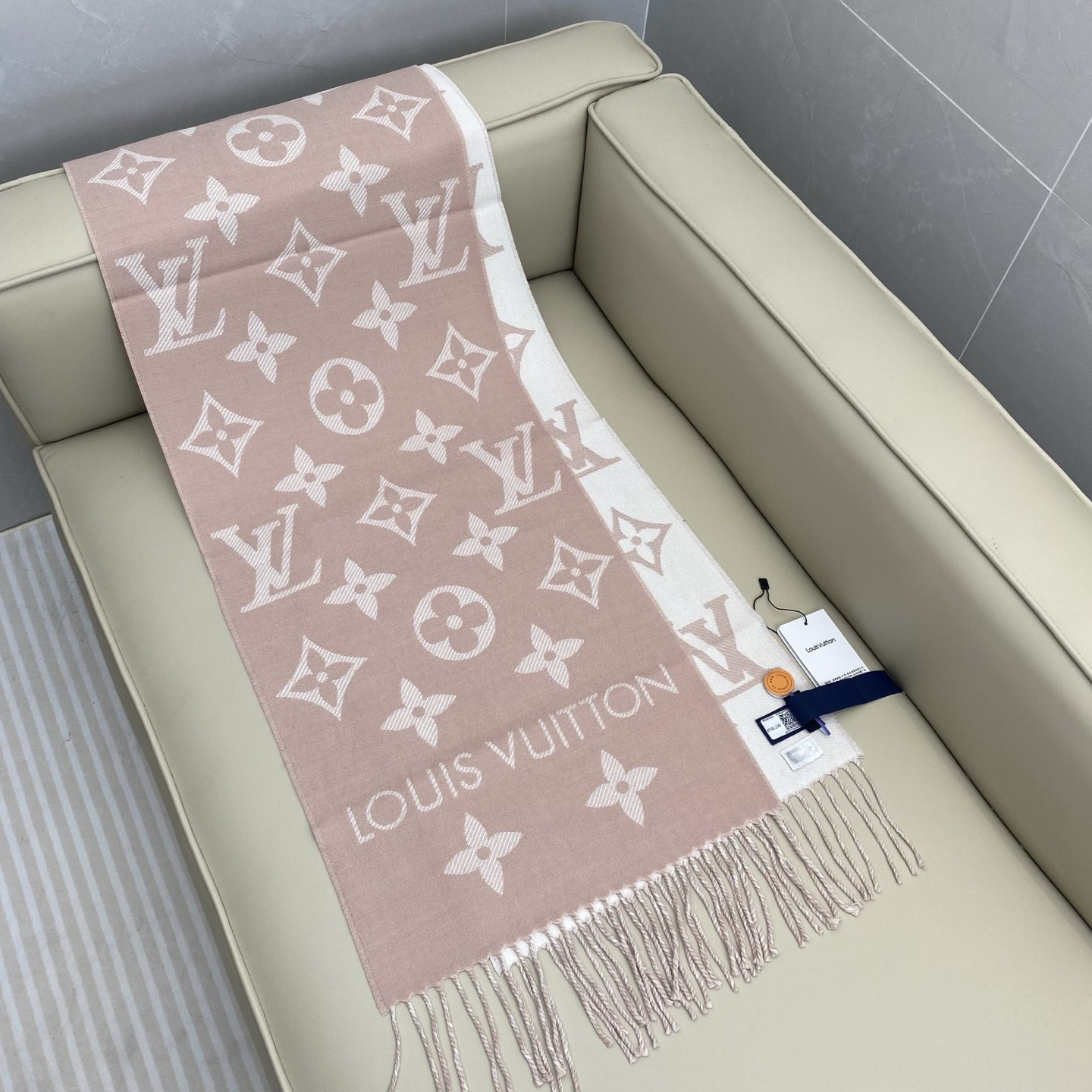 l0*is V*t0n scarf 34x186cm 100% sheep wool