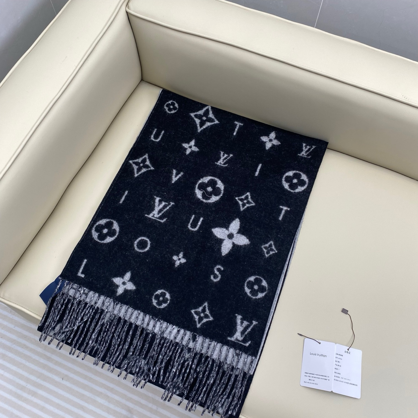 l0*is V*t0n reykjavik 2.0 scarf 40x220cm 100% cashmere