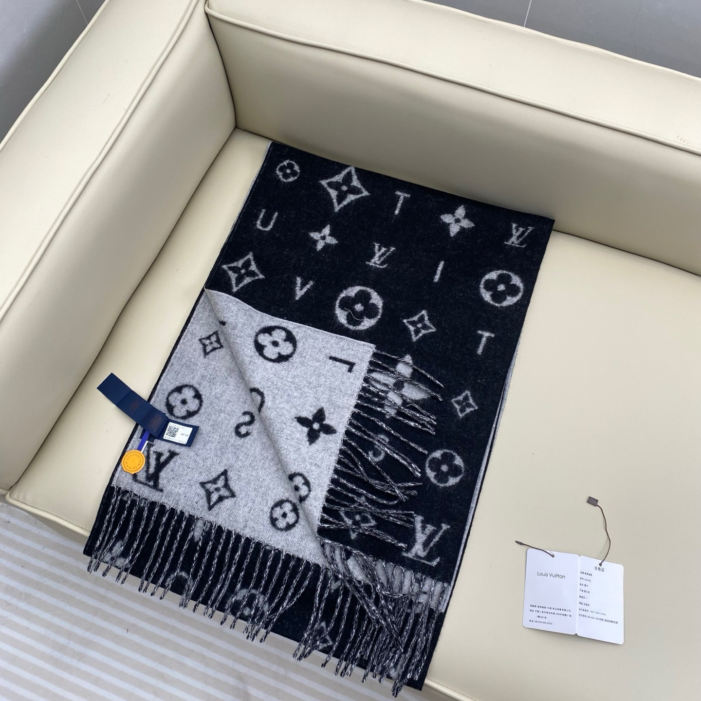 l0*is V*t0n reykjavik 2.0 scarf 40x220cm 100% cashmere