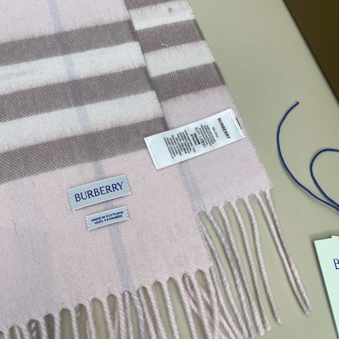 B**rry scarf 30x168cm 100% cashmere