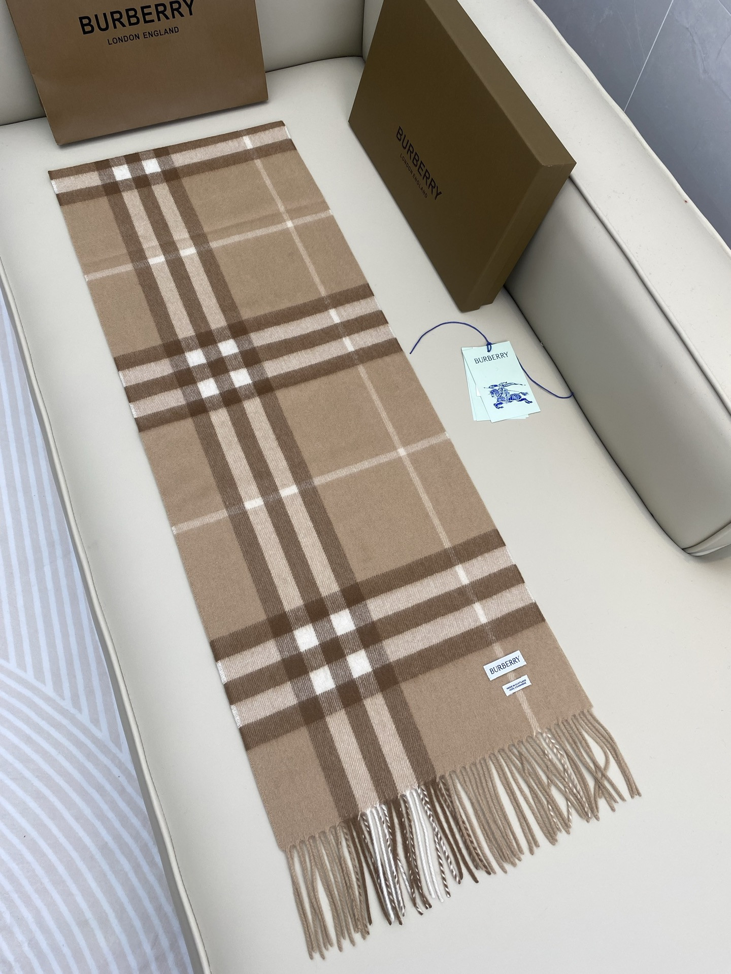 B**rry scarf 30x168cm 100% cashmere