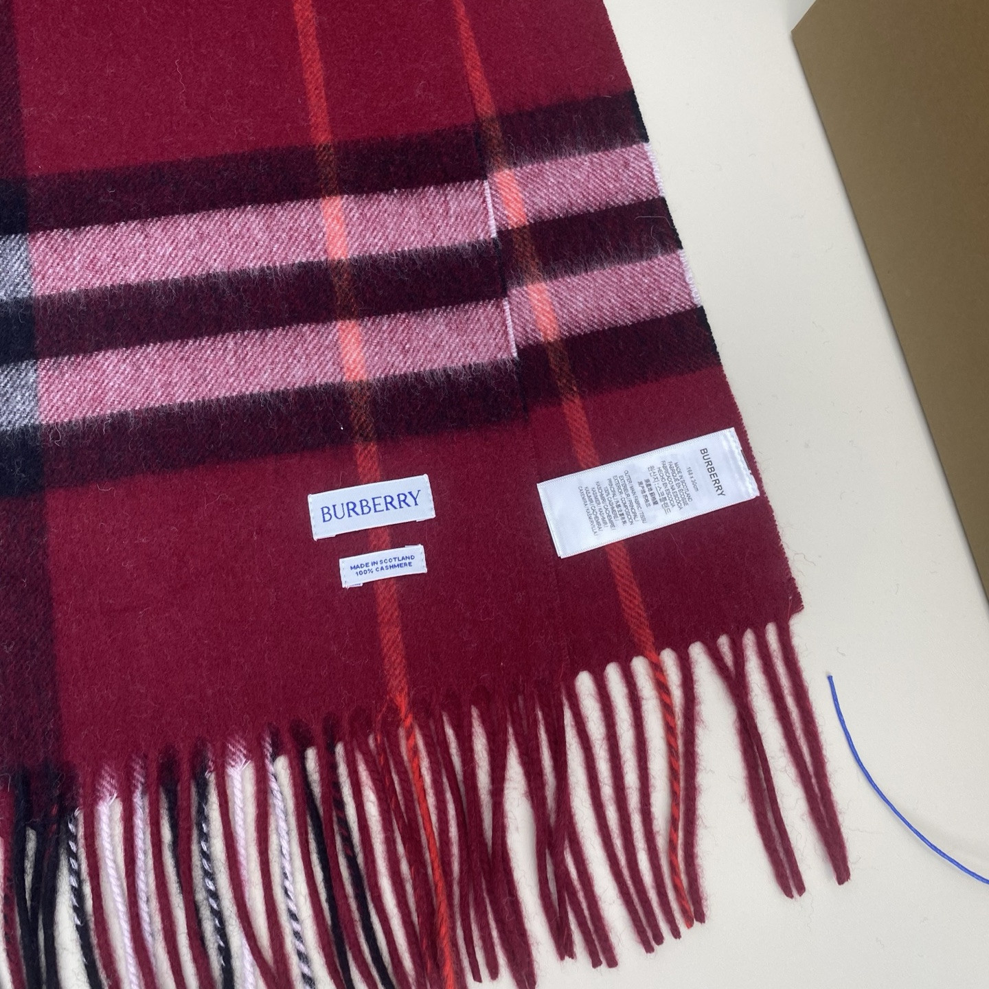 B**rry scarf 30x168cm 100% cashmere