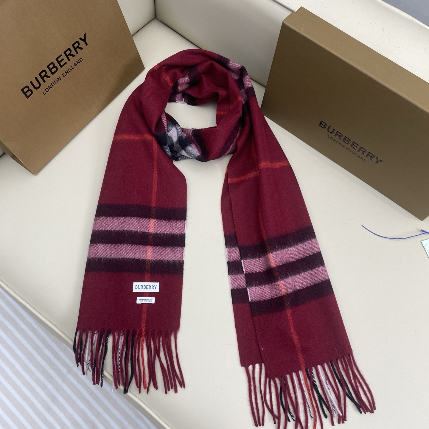 B**rry scarf 30x168cm 100% cashmere