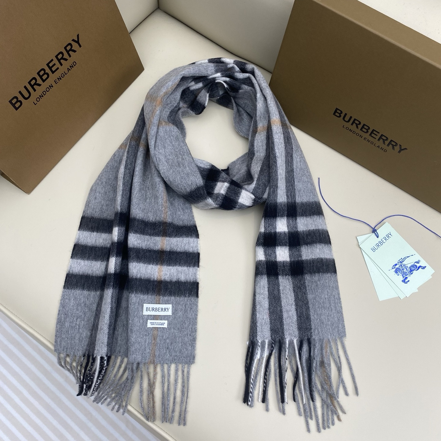 B**rry scarf 30x168cm 100% cashmere