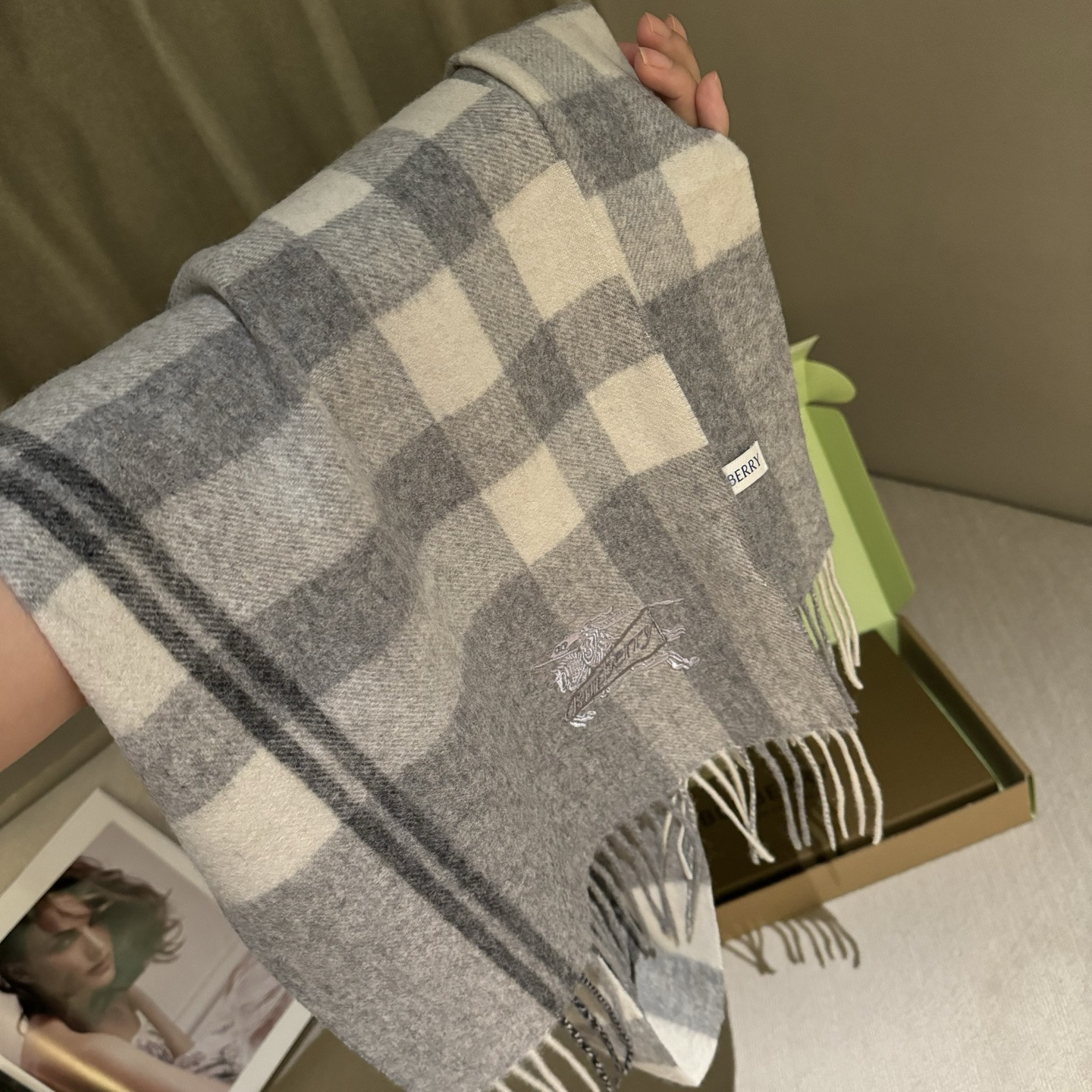B**rry scarf 30x180cm 100% lambswool