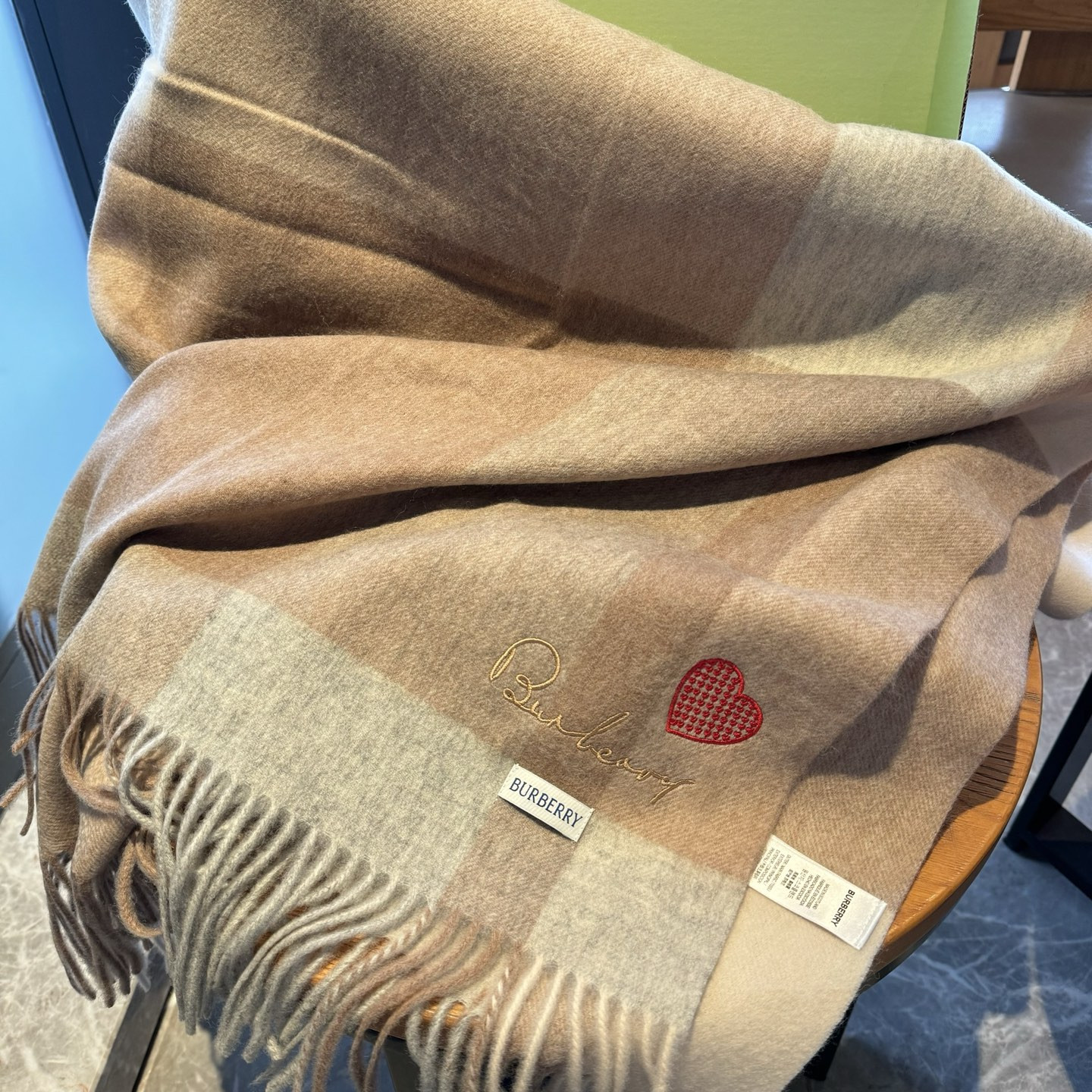 B**rry scarf 60x180cm 100% lambswool