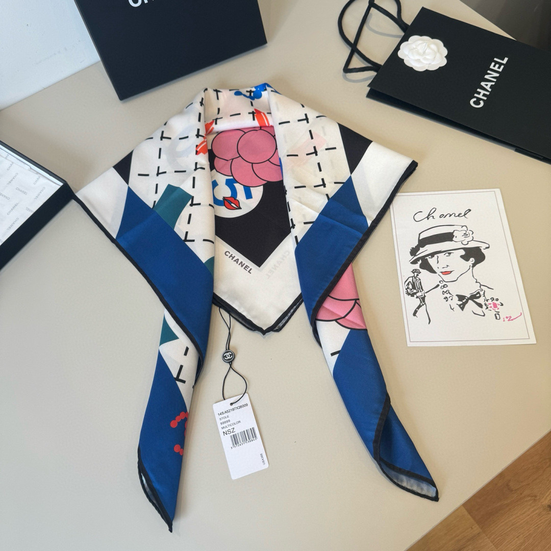 Ch*el scarf 90x90cm