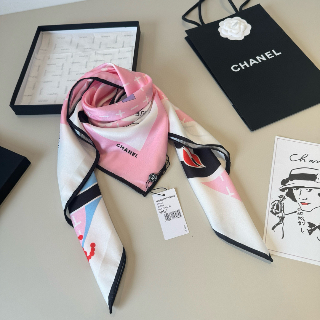 Ch*el scarf 90x90cm