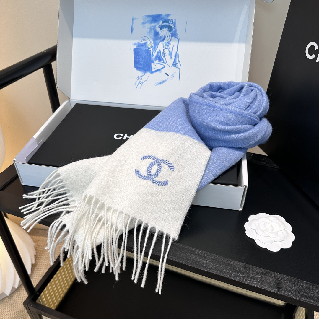 Ch*el scarf 35x180cm