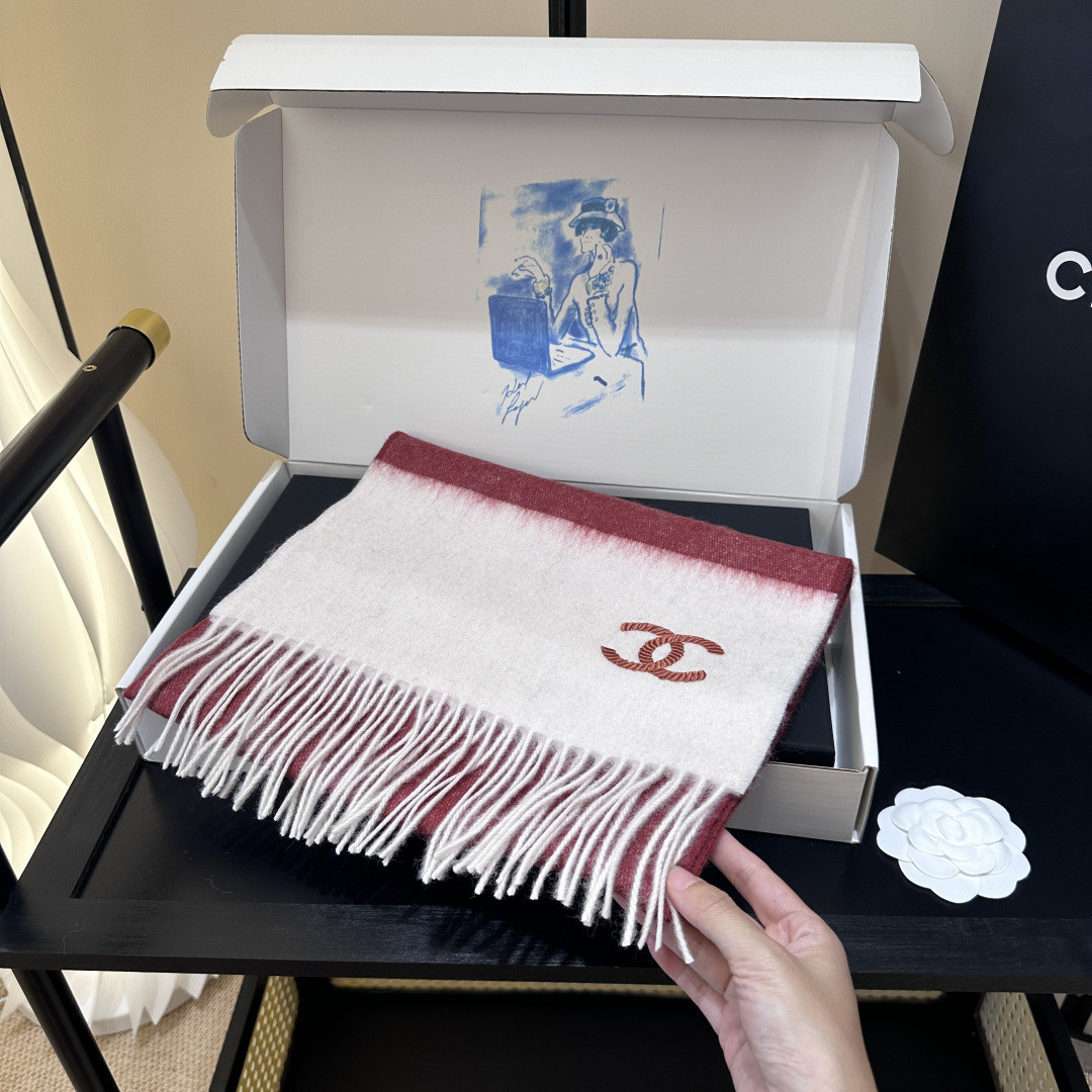 Ch*el scarf 35x180cm