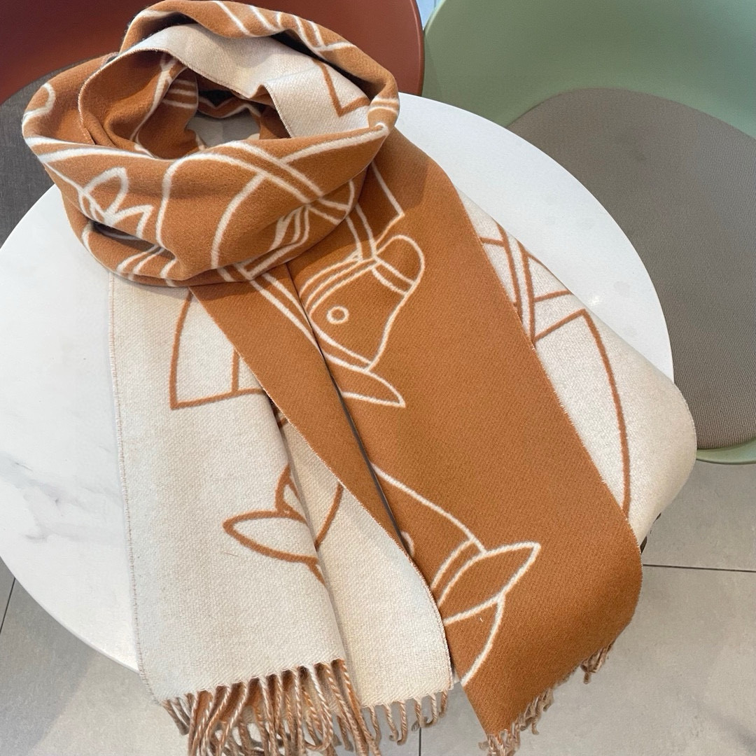 H**mes scarf 40x195cm
