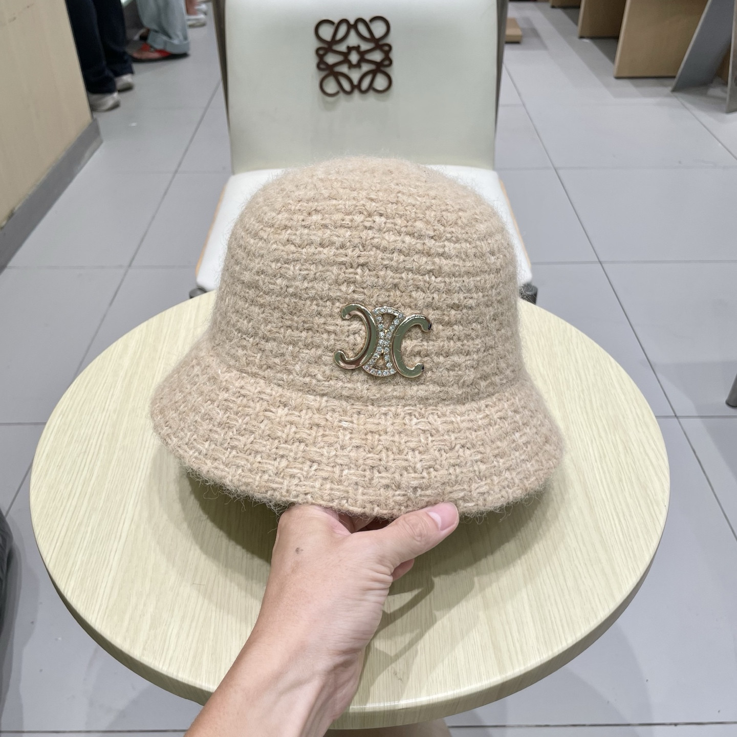 Ce**e knit bucket hat
