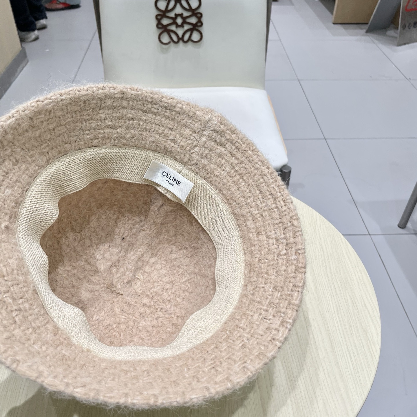 Ce**e knit bucket hat