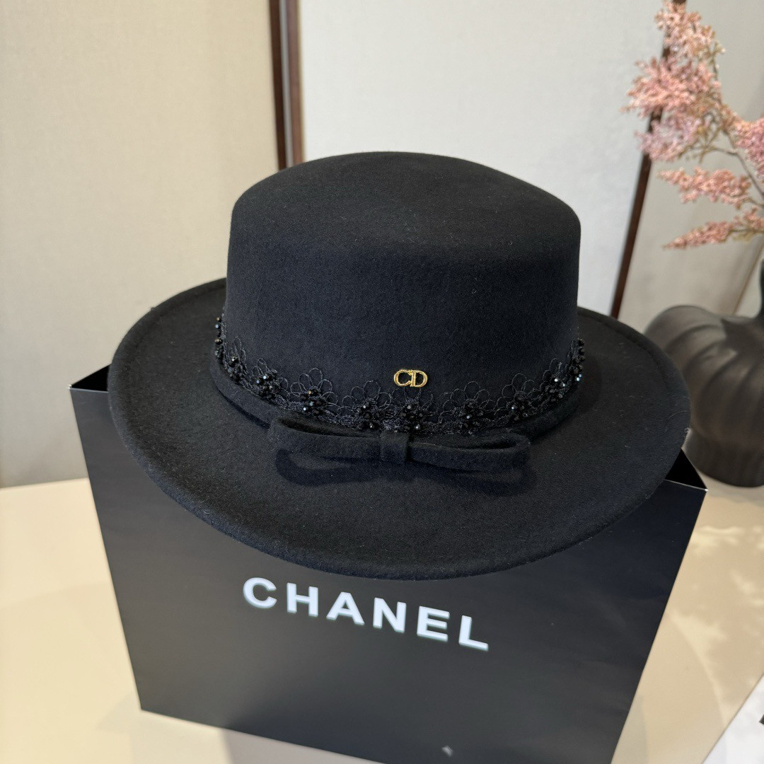 D*or wool felt hat 57cm head circumference