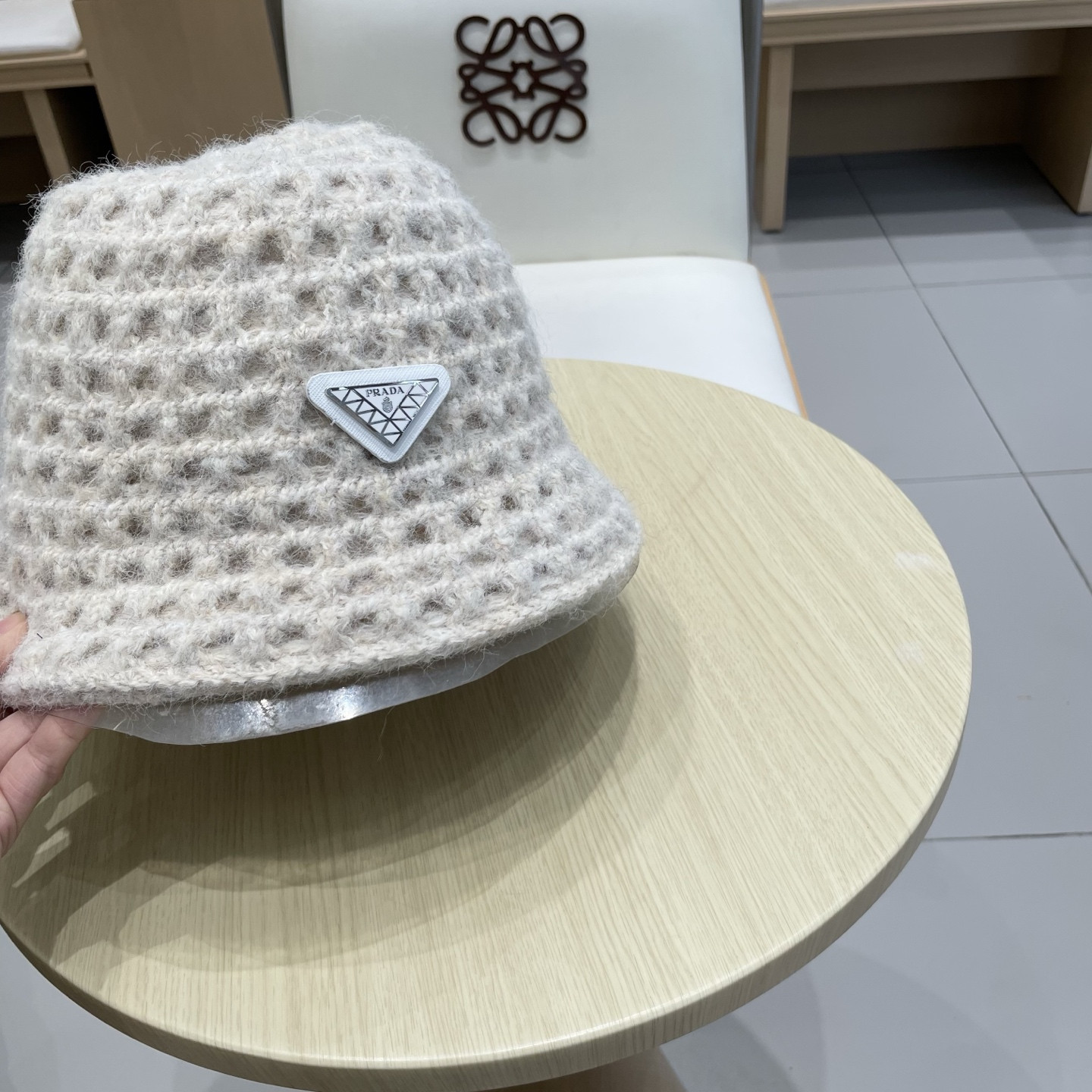 Pra*a knit bucket hat
