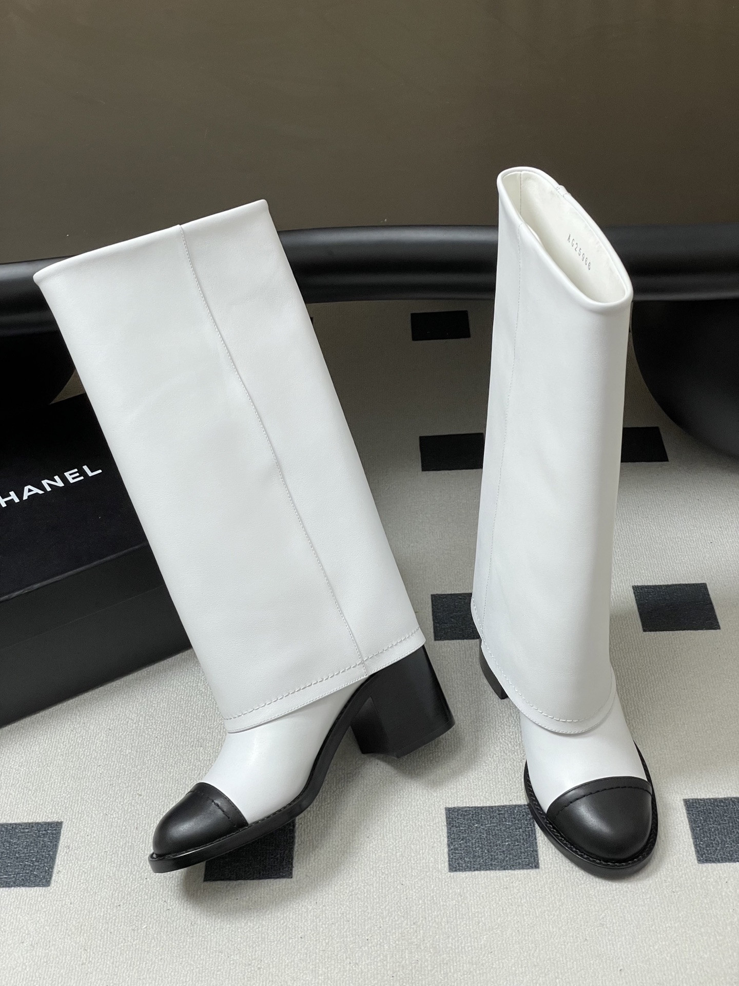 ua Ch*el high boots 7cm heel