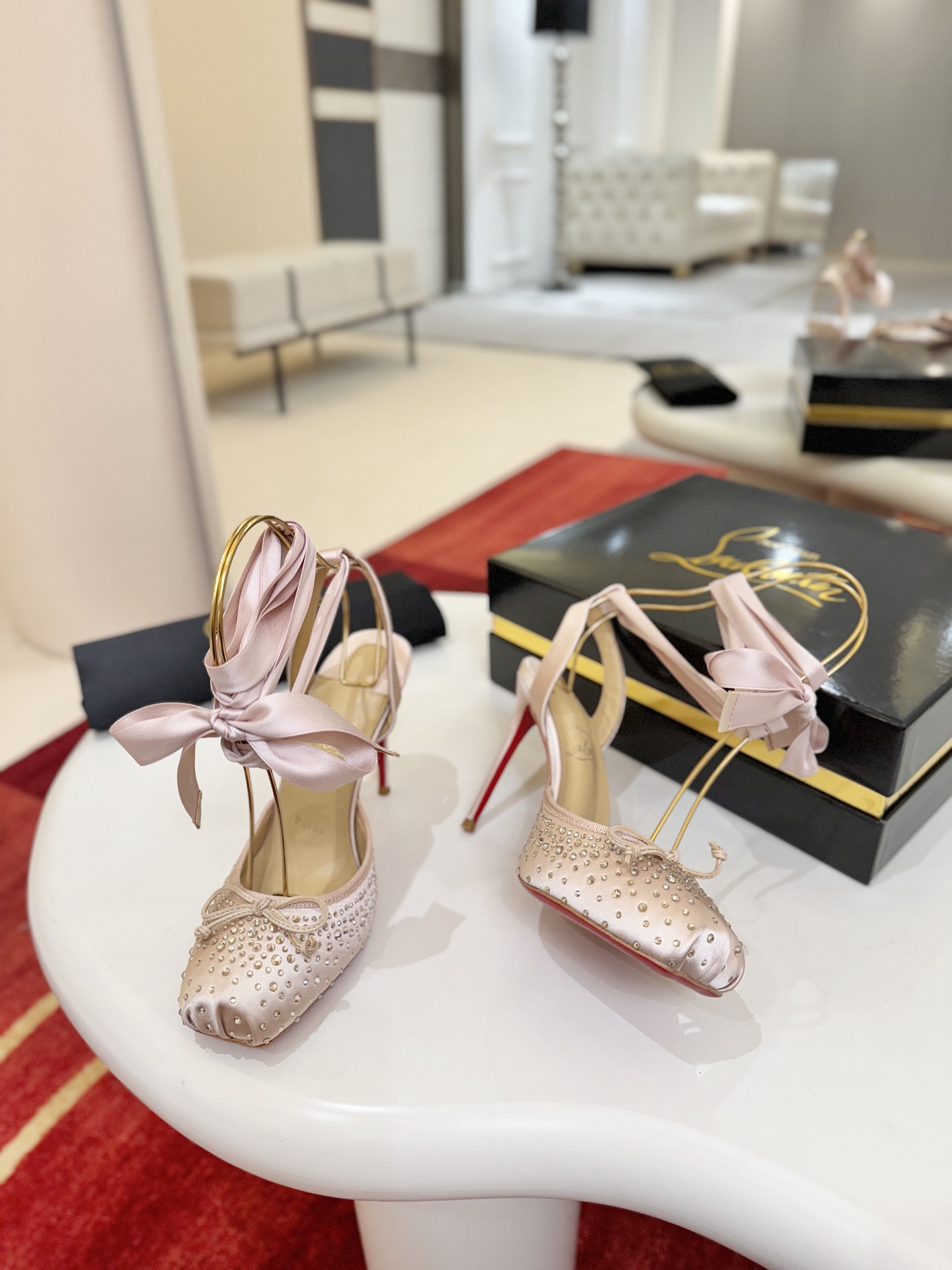 ua Ch**an louboutin shoes 10cm heel