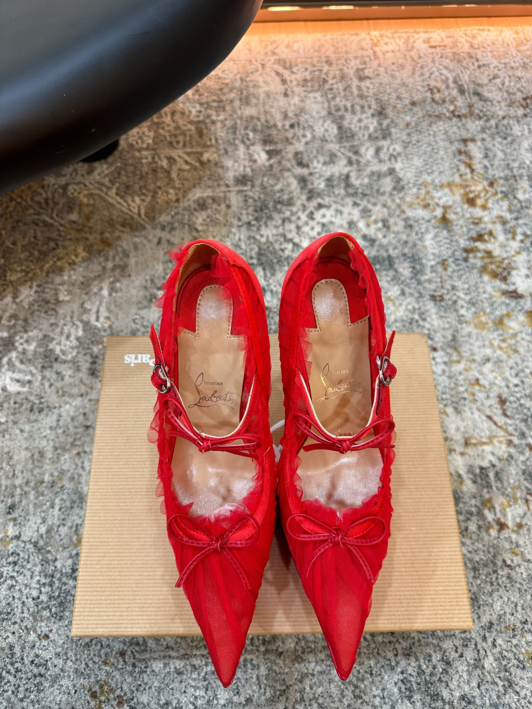 ua Ch**an louboutin 150mm pumps