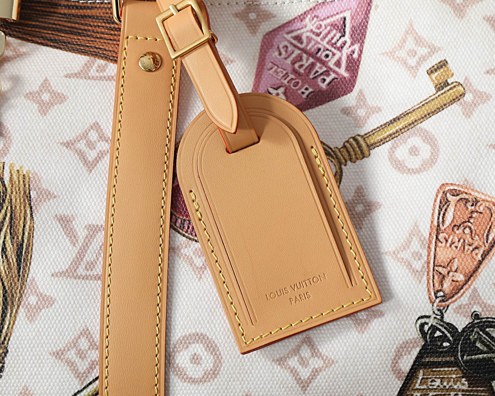 LV KEEPALL BANDOULIÈRE 45 travel bag M28780 45x27x20cm