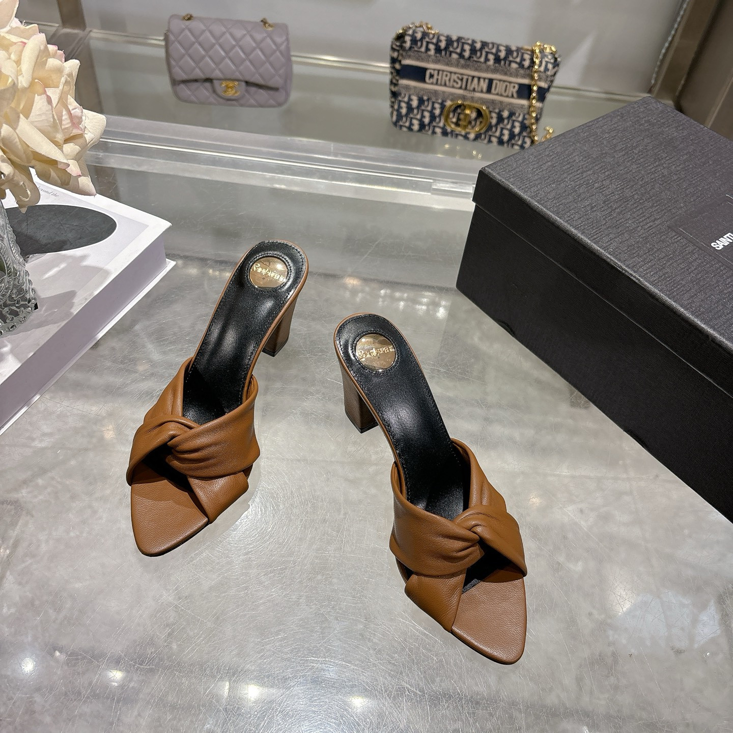 ua Y*L franciane mules 7.5cm heel