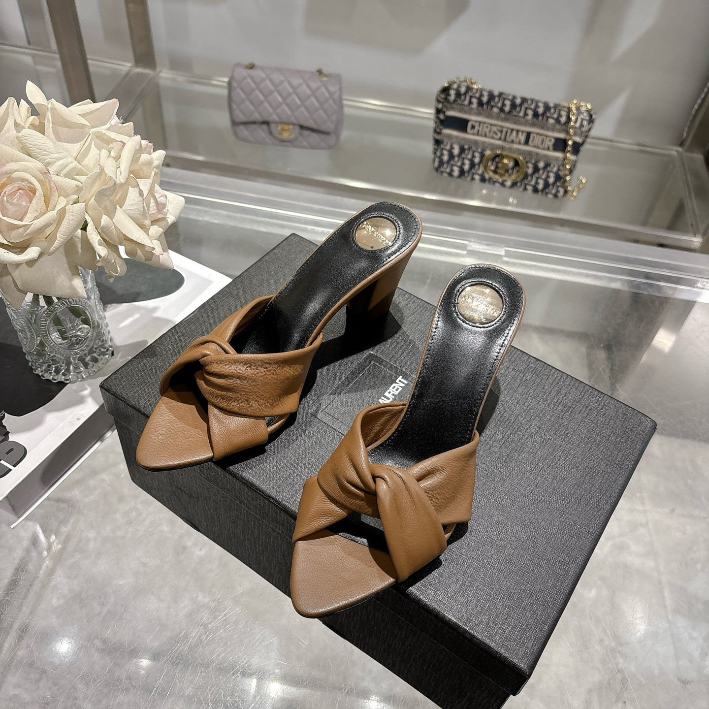 ua Y*L franciane mules 7.5cm heel