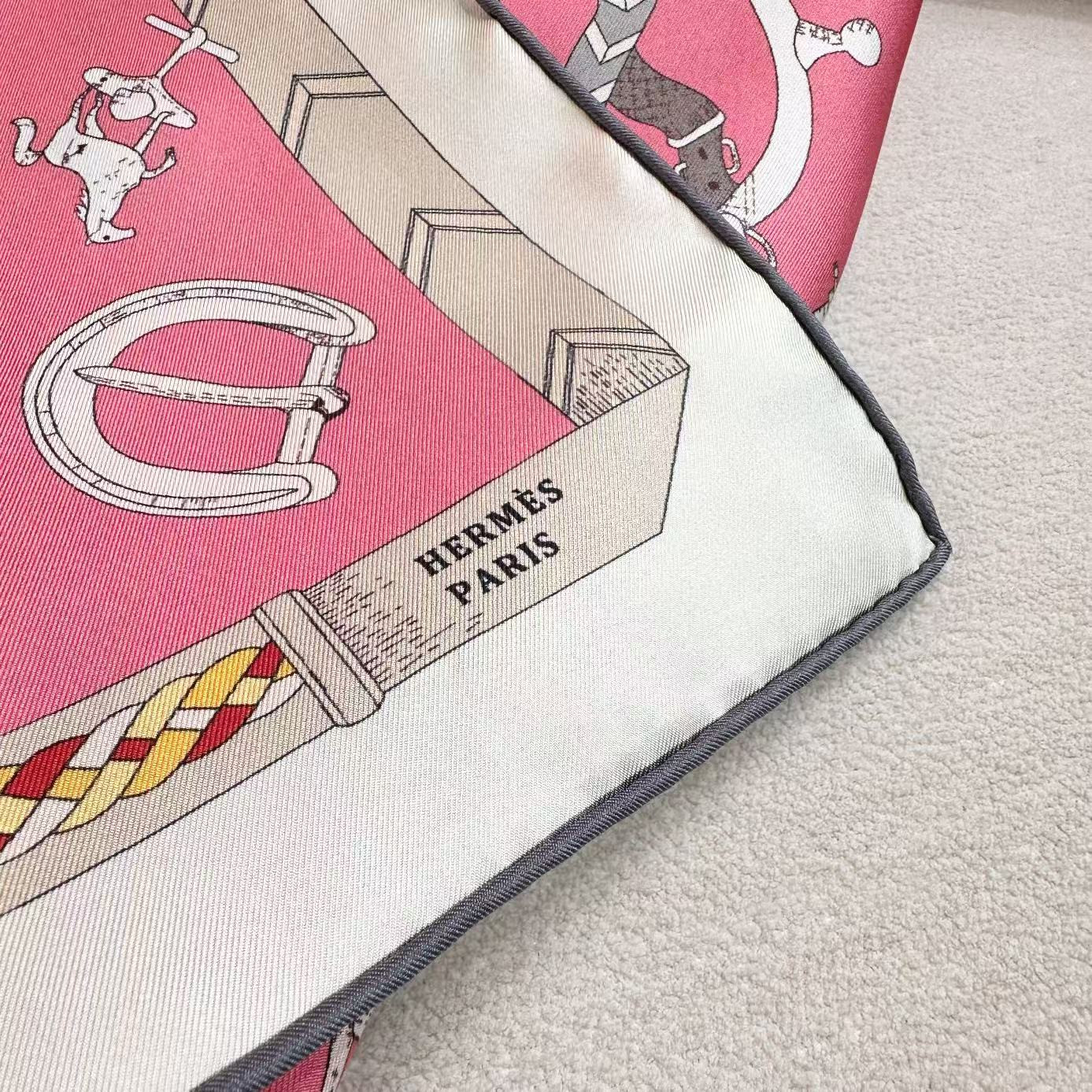 H**mes scarf 88.5x88.5cm