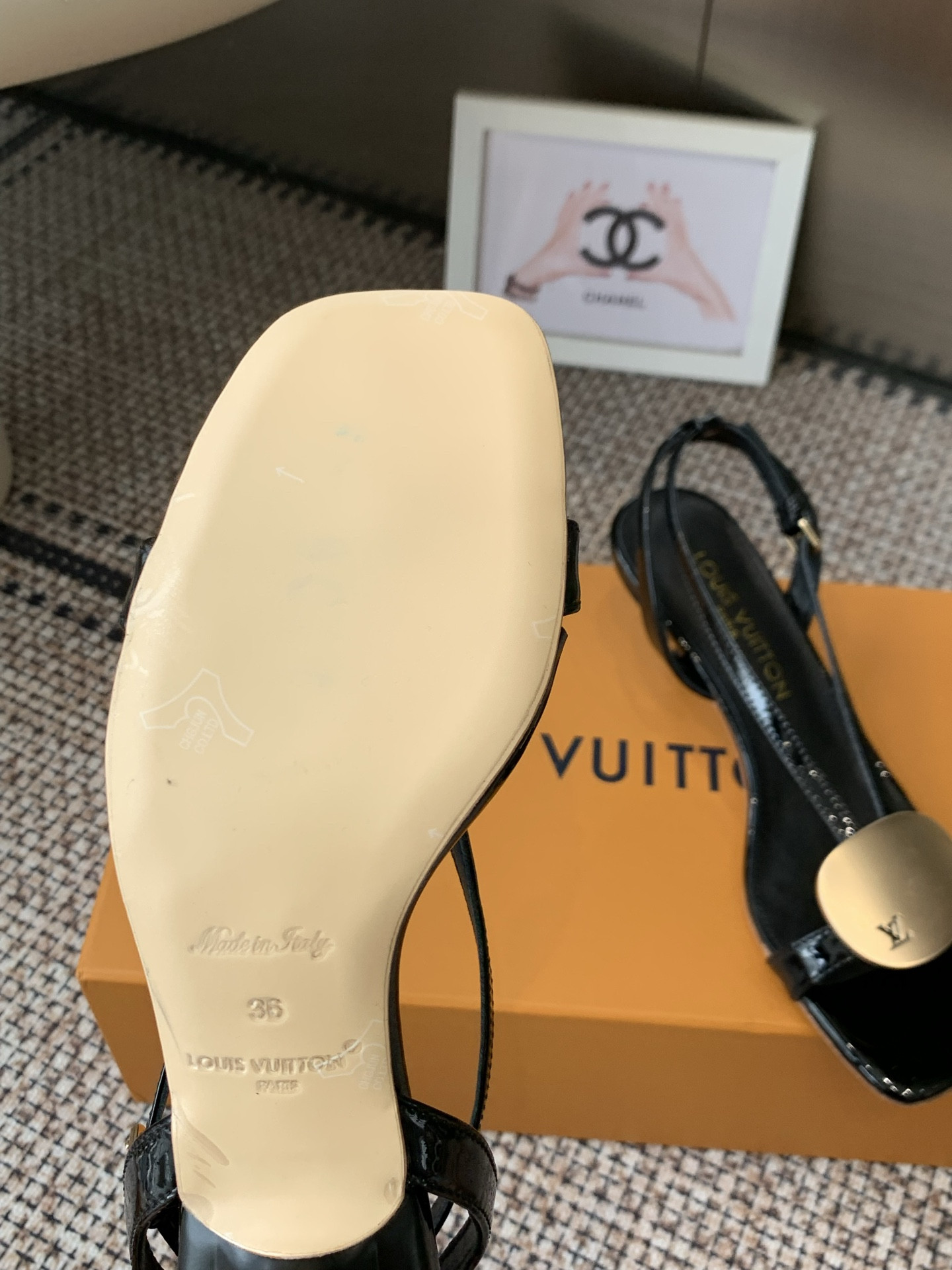 UA LV Treasure Sandal 5.5cm Heel