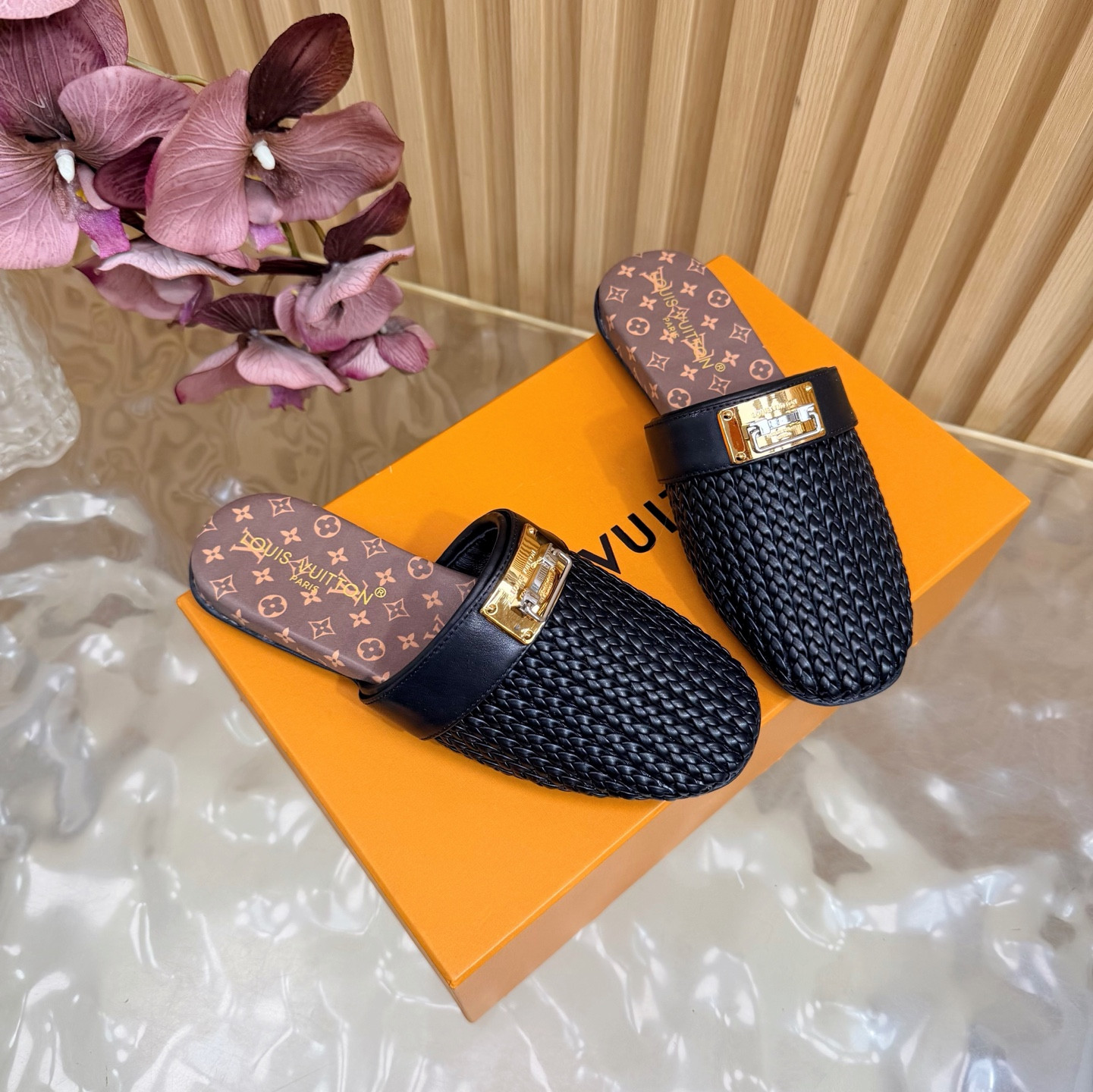 UA LV Haven Flat Open Back Mule
