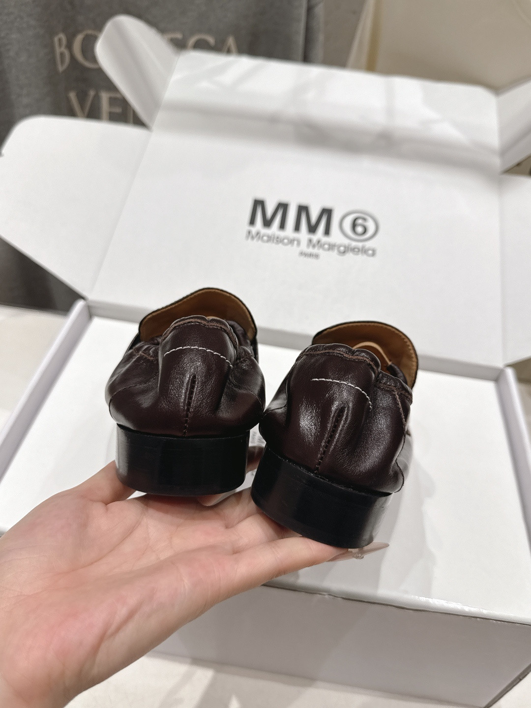 ua ma*s*n Ma*i*la swing-toe leather loafers