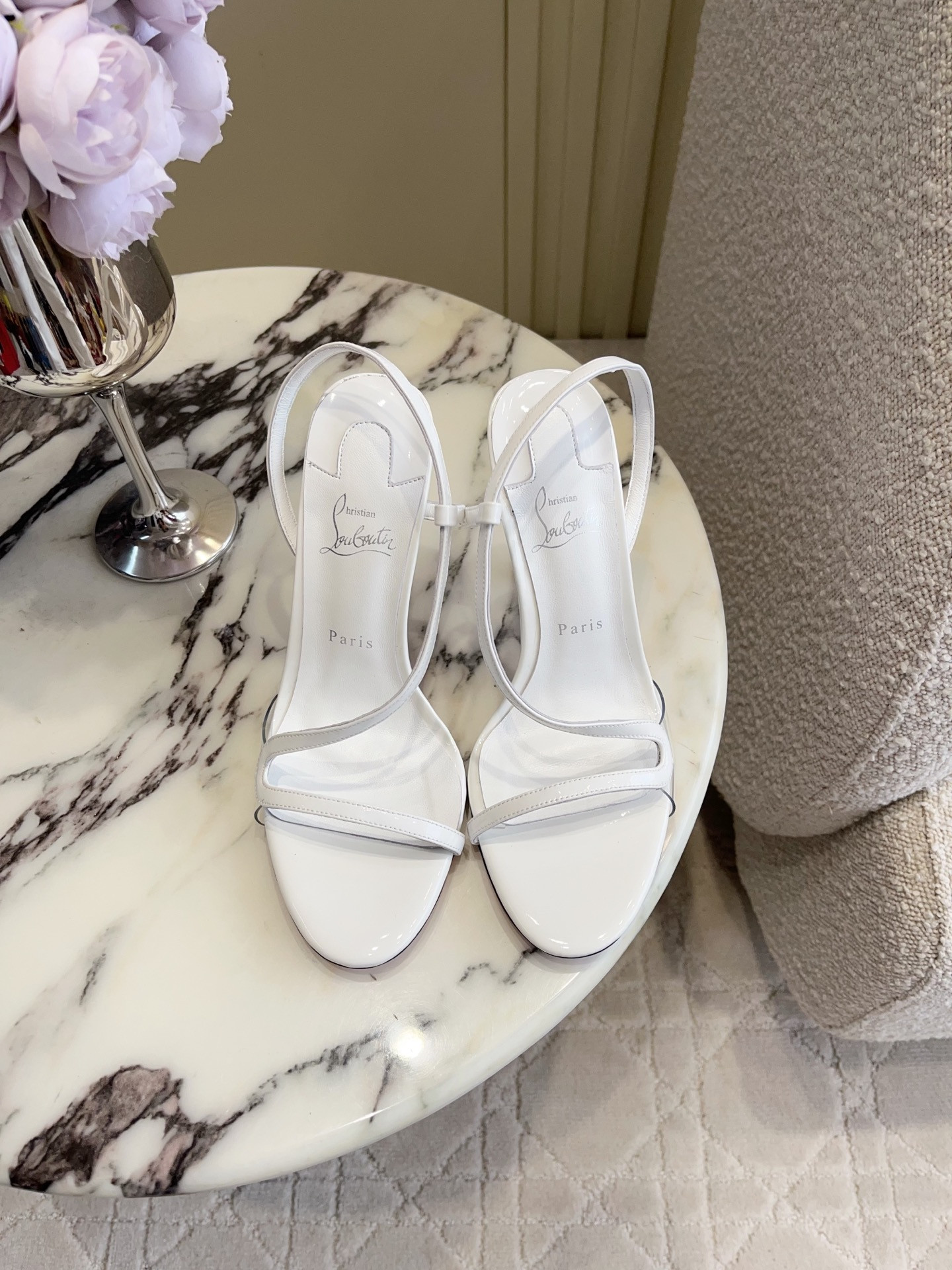 ua Ch**an louboutin rosalie sandals 10cm heel