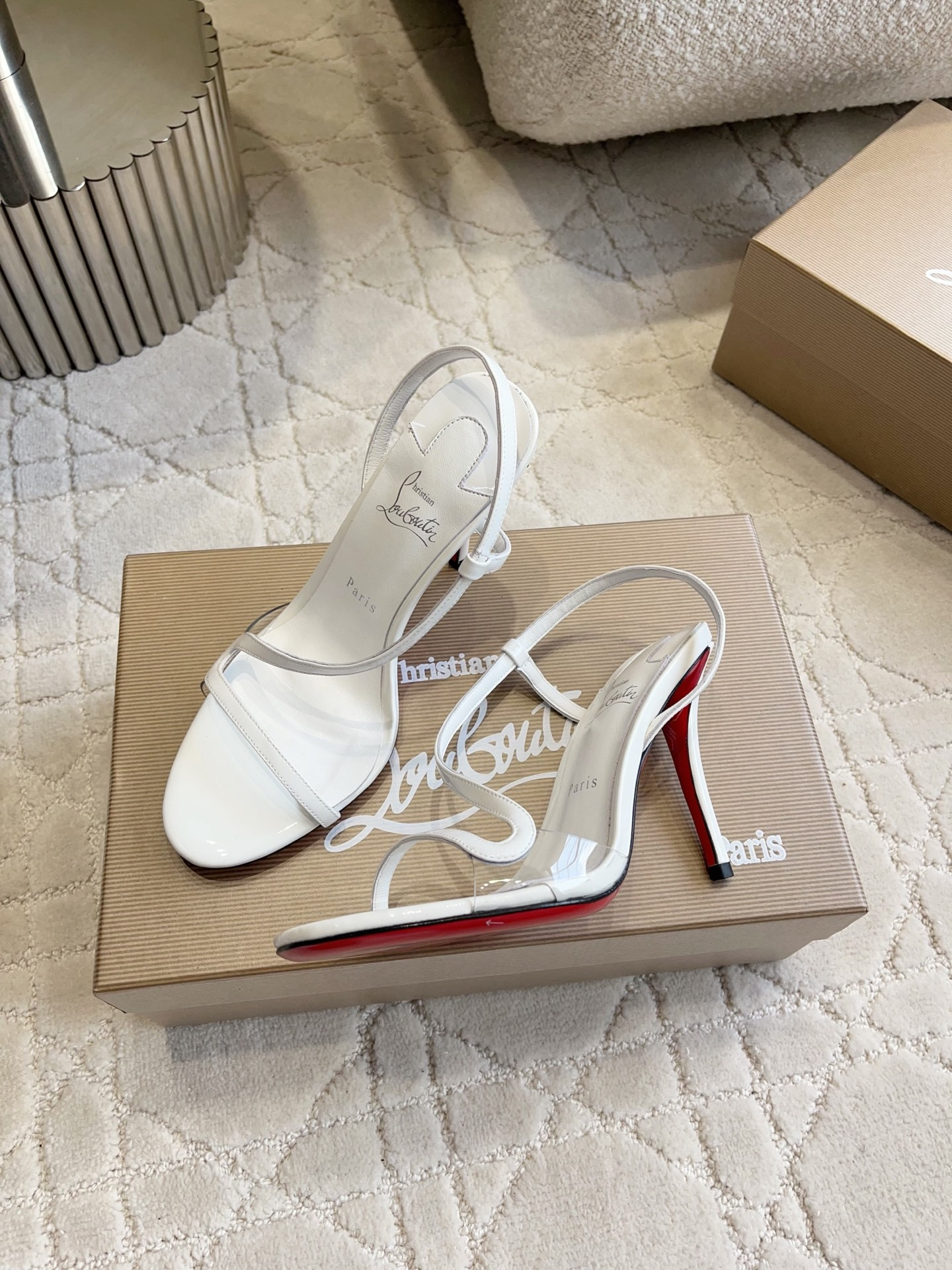 ua Ch**an louboutin rosalie sandals 10cm heel