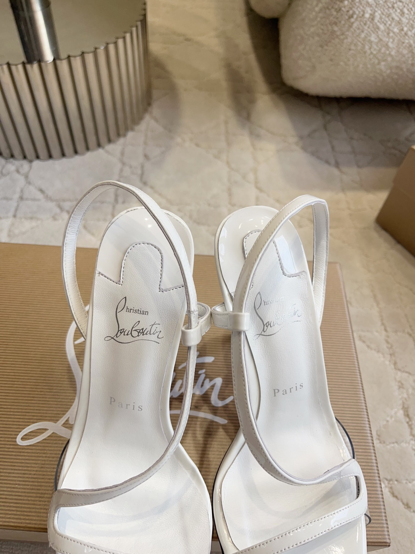 ua Ch**an louboutin rosalie sandals 10cm heel