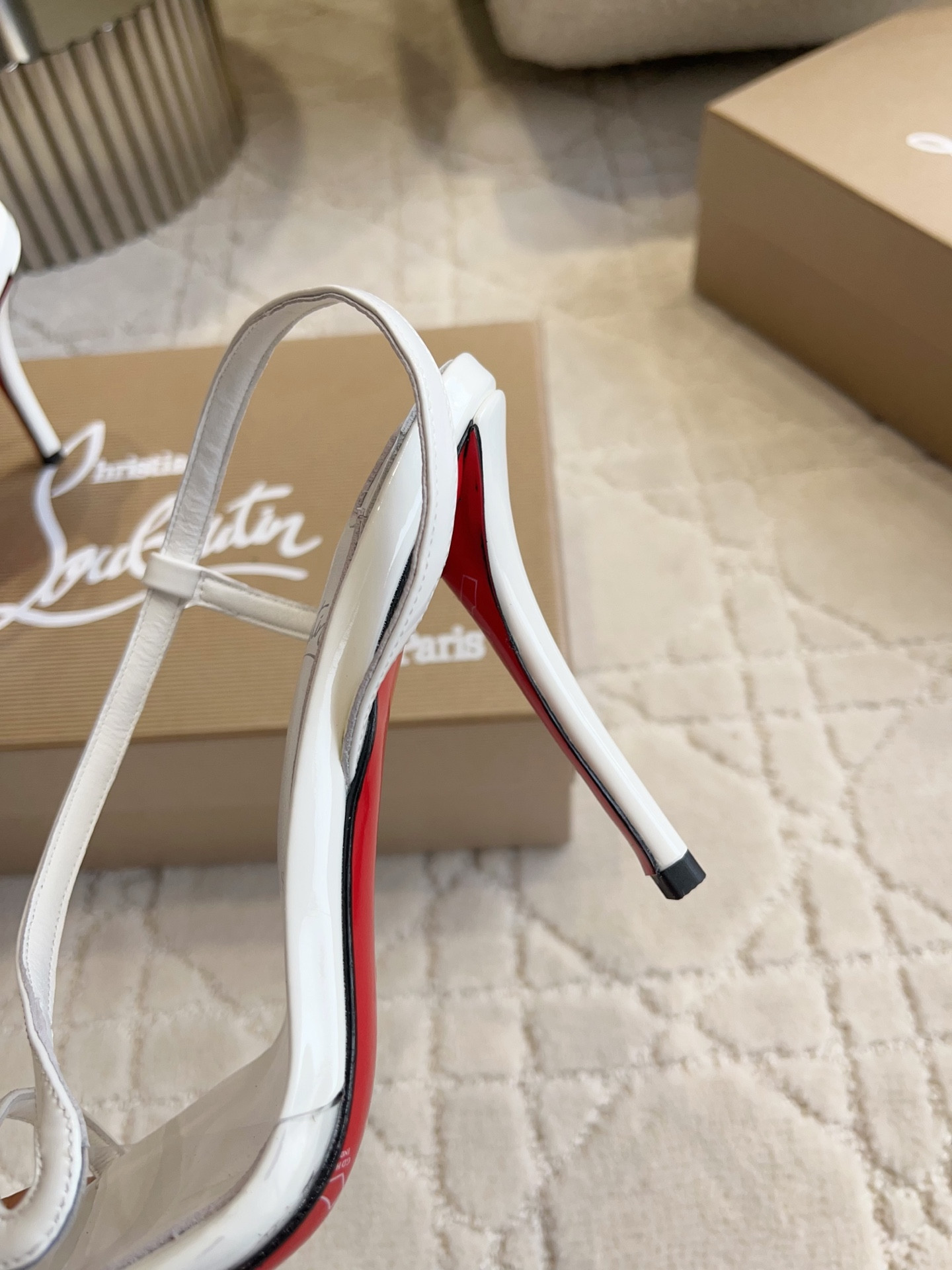ua Ch**an louboutin rosalie sandals 10cm heel
