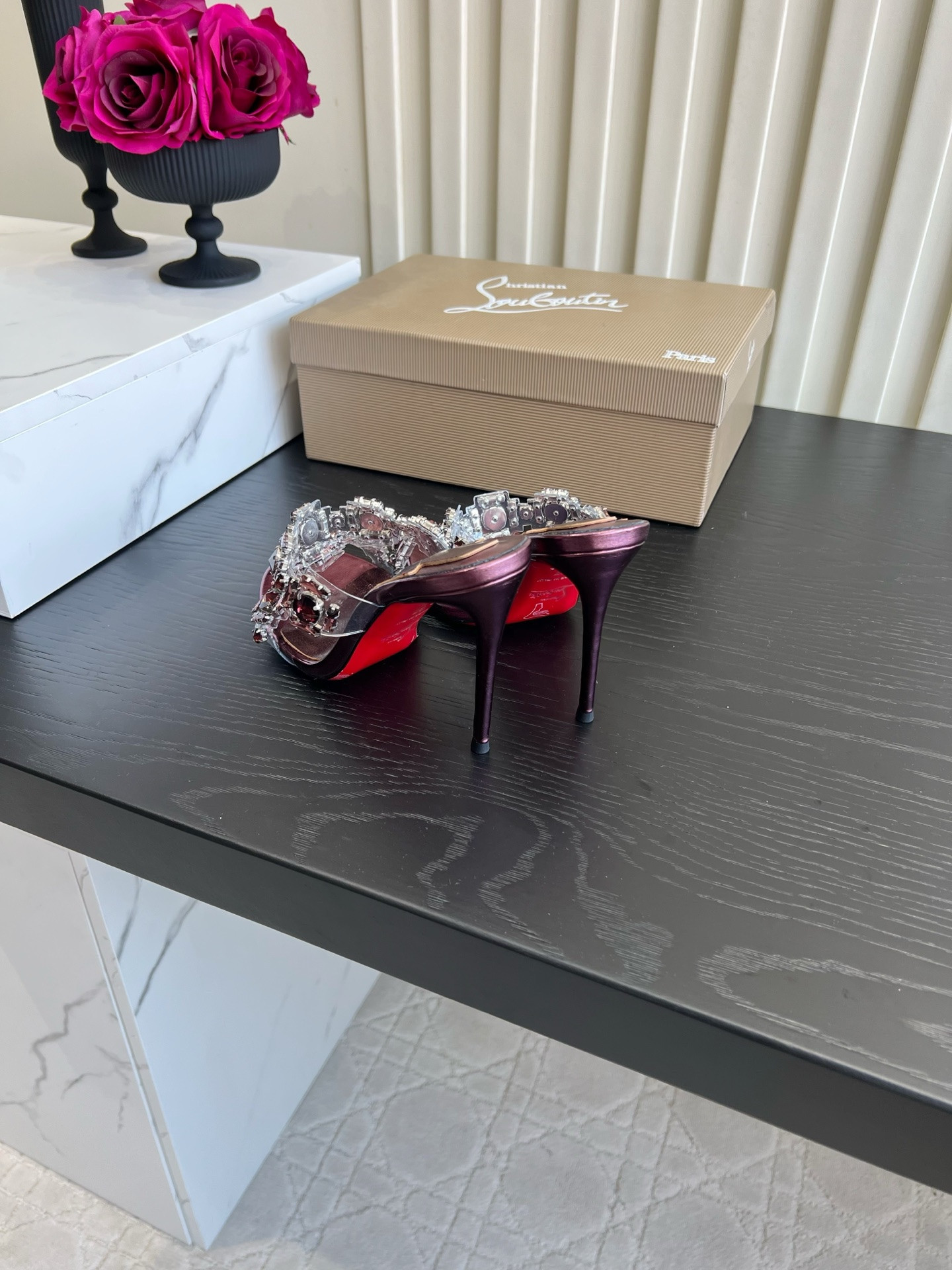 ua Ch**an louboutin just jewel slides