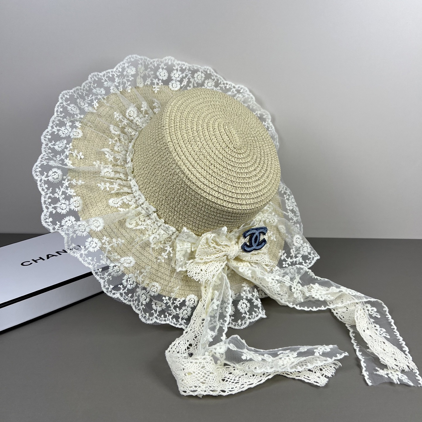 Ch*el straw hat